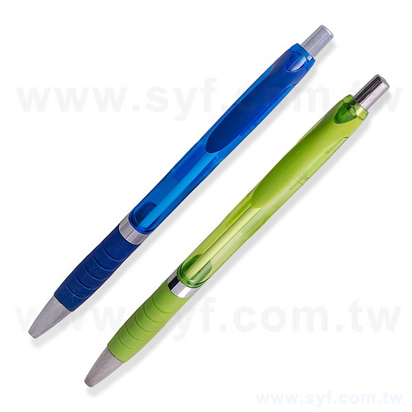 廣告筆-防滑透明筆管廣告筆-單色原子筆-工廠客製化印刷贈品筆